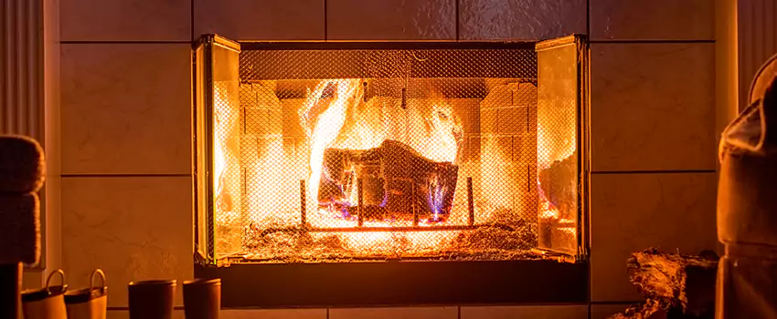 Mendota Hearth Landscape Fireplace Installation in Lexington, South Carolina