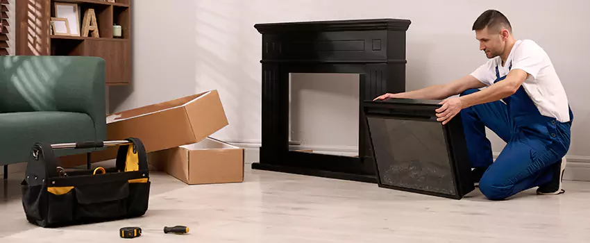 Old Rusted Metal Fireplace Repair And Replacement in Lexington, SC